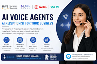 ai voice agents aws bedrock nova sonic twilio calling agent ai receptionist vapi