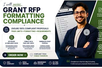 review grant rfp formatting compliance page limits funding proposal