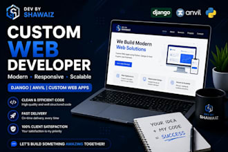 create a website and web apps as a full stock developer