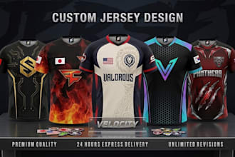 design sublimation esports gaming football jersey tech pack or pro merchandise