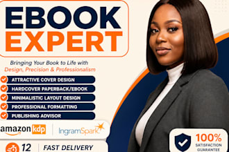 do book formatting, kdp book publishing, paper back, kindle ebook formatting