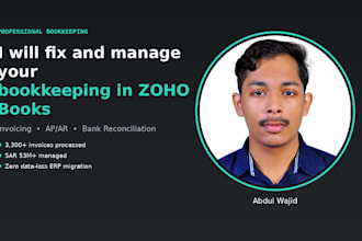 fix and manage your messy bookkeeping in zoho books