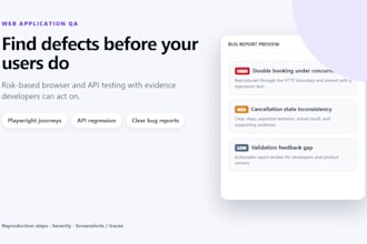 test and harden your web app with playwright and API checks