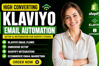 setup klaviyo shopify email flows omnisend  shopify integration ecommerce store