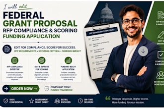 edit federal grnat proposal rfp compliance scoring funding application