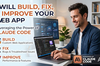 build, fix, and improve your web app using claude code