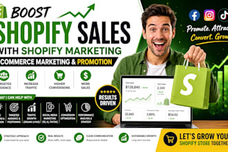 boost shopify sales with ecommerce marketing and promotion