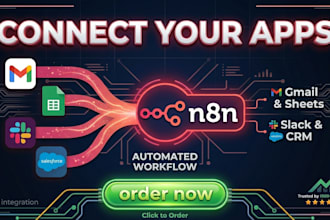 build n8n workflow automation to connect your CRM, email and ai tools