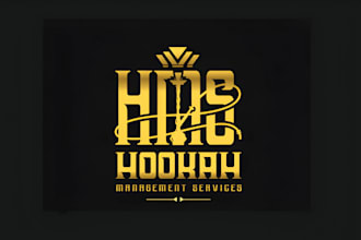 do creative premium club, drinks, hookah, bar and nightclub logo design