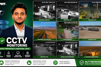 professionally monitor your cctv cameras and provide detailed reports
