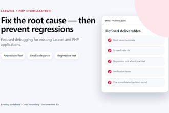 debug and stabilize your laravel or PHP app with regression tests