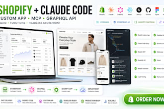 shopify claude code mcp shopify custom liquid coding app graphql headless store
