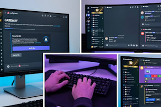 build an optimized custom automated discord server