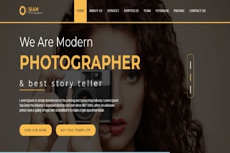 wix photographer website weeding portrait photographer portfolio service