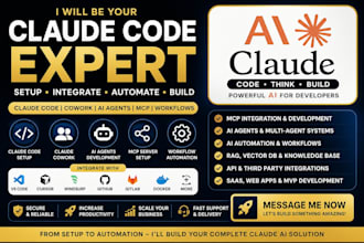 expert claude ai developer integrate automate claude website claude code tutor