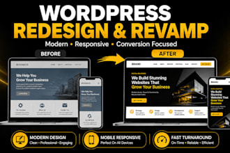 redesign or revamp your wordpress website