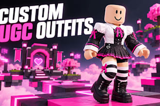 create custom roblox ugc skins and game ready outfits