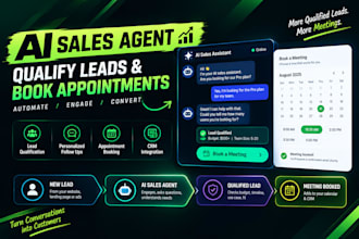 build an ai sales agent to qualify leads and book appointments