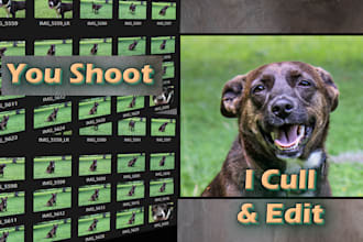 cull, edit, and retouch your photoshoot