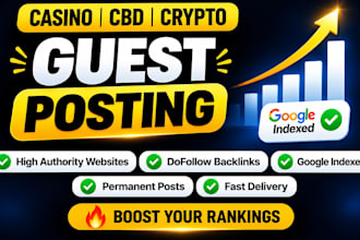 publish gaming cbd and crypto guest posts with high da dofollow backlinks site