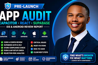 audit capacitor react supabase lovable app pre launch ios android review report