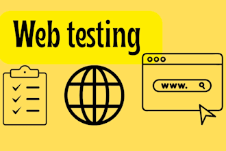 qa test your website for bugs and responsive UI issues