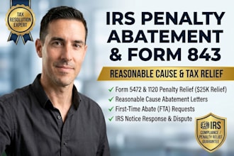 draft irs penalty abatement letter, form 843, and reasonable cause letter