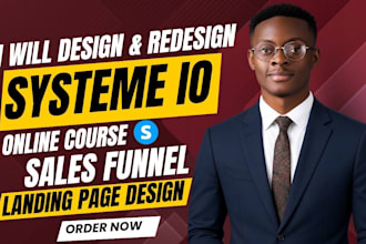 do systeme io landing page sales funnel website systeme io online course funnel