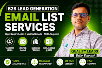 b2b lead generation and email lists for your business