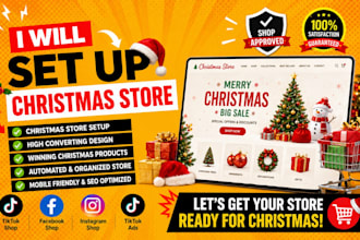 design christmas shopify store halloween store and seasonal shopify store