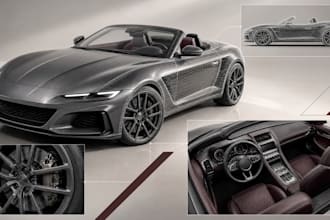 create 3d car modeling and photorealistic vehicle rendering for cgi game ready