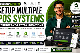 setup toast pos square pos clover shopify loyverse retail pos menu payment setup