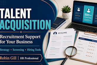 provide talent acquisition and recruitment support