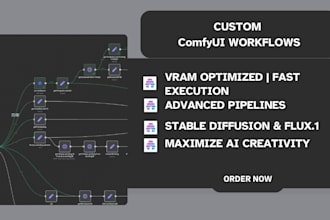 create custom comfyui workflow stable diffusion flux controlnet ai