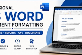 format and edit ms word documents professionally