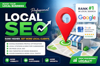 do monthly local SEO, google maps ranking and gbp optimization