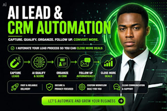 automate your leads and CRM with ai and makecom