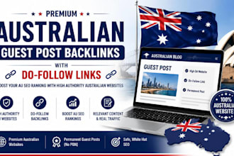 provide premium australian guest post backlinks with do follow links