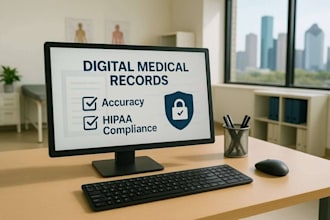 do medical data entry, pharmacy records, and software management
