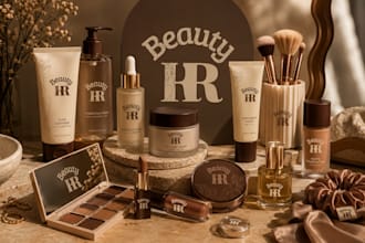 design a luxury beauty and cosmetics logo