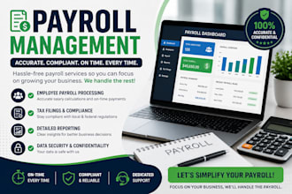 execute efficient payroll management and processing services