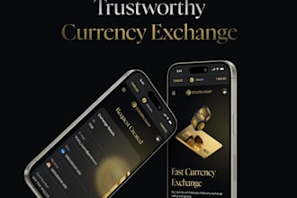 crypto exchange website, wallet app, fintech app