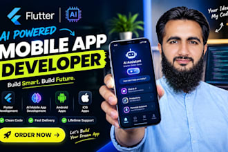 develop flutter, ai mobile app, ai mobile app development, ai app developer