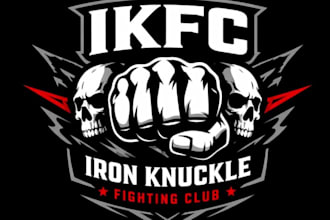 draw bold and powerful self defense logo for your brand