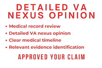 analyze medical records and prepare a professional veteran case summary