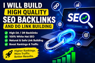 build high quality SEO backlinks and do link building