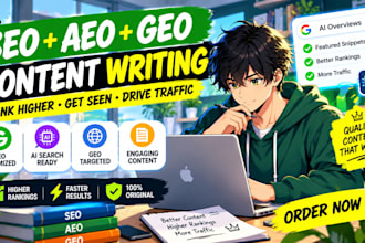 do seo writing and aeo GEO optimized content for ai search