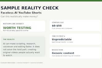 research and reality check your business or side hustle idea