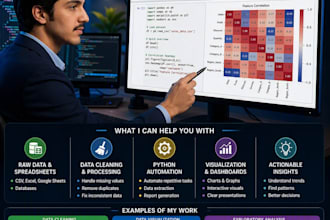 do python data analysis, machine learning, and data visualization