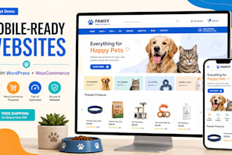 build your woocomerce, website, wordpress, etc